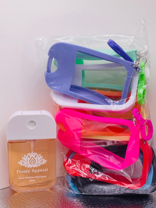Peach Hand Sanitizer with 9 Cover Shields