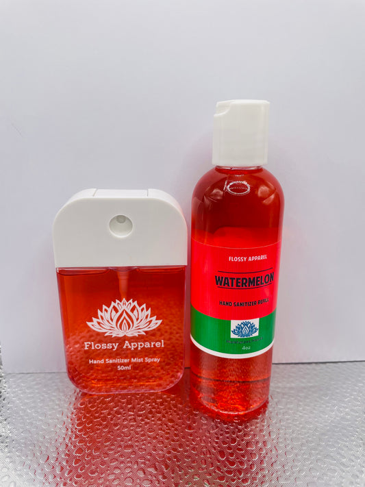 Watermelon Refillable Hand Sanitizer Combo