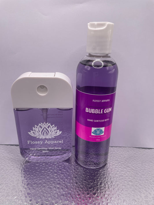 Bubble Gum Refillable Hand Sanitizer Combo