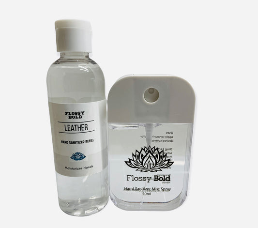 Leather Hand Sanitizer Mist W/ Refill
