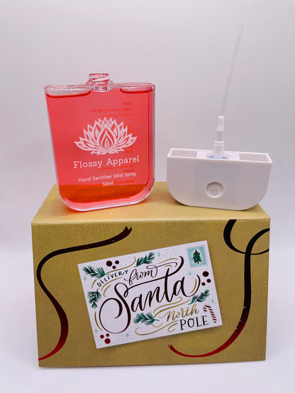 Candy Cane Refillable Hand Sanitizer Mist Spray